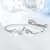 Pulseira Feminina com Zircônia Cúbica e Cristal Bola de Gato - comprar online