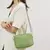 Bolsas de luxo para mulheres, bolsas de ombro monocromáticas
