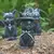 Gato preto Resina Halloween Witch Decoração, estátua do jardim e ambiente - loja online