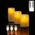 Velas de carga USB led decorativo, 1 ou 3 peças, controle remoto na internet