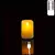 Velas de carga USB led decorativo, 1 ou 3 peças, controle remoto - comprar online