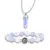Pulseira e colar de lápis-lazúli natural 2 tamanhos - comprar online