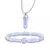 Pulseira e colar de lápis-lazúli natural 2 tamanhos - Era Zen 8