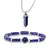 Pulseira e colar de lápis-lazúli natural 2 tamanhos - Era Zen 8