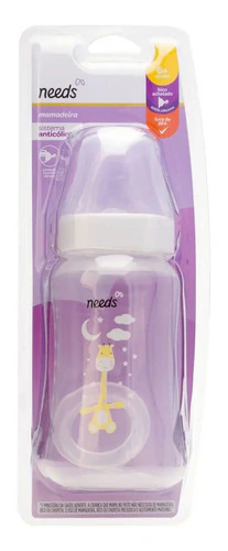 Needs Mamadeira Ortondotica Neutra Trasparente 330ml Trasnparente 330ml - comprar online