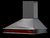 Campana de Cocina Maraldi DC CRISTAL NEGRA, ROJA Y VERDE 90. - campanas cocinas y mas