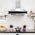 Campana de Cocina Maraldi DC CRISTAL NEGRA, ROJA Y VERDE 90. - comprar online