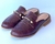 Malu - Mule Marsala Com Detalhe Em Dourado - comprar online