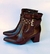 Elisa - Bota Café Salto Médio Com Tira Removível - comprar online