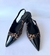 Sara - Slingback Animal Print Bico Fino Preto na internet