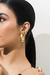 BRINCO EAR HOOK CIRCULAR DOURADO na internet