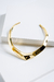 CHOKER VERTICE FACETADA DOURADO