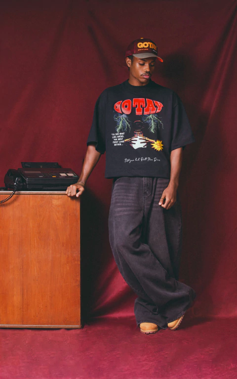 T-shirt Boxy Over - Preto - comprar online