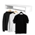 Cabideiro De Parede Arara Organizador De Roupa Suspensa - comprar online