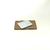 Charola de plástico blanca rectangular con divisiones - comprar en línea