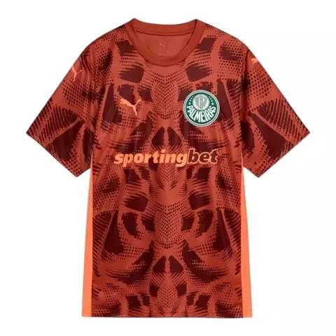 Camisa Palmeiras Goleiro II 25/26 - Torcedor Puma Masculina - Marrom - comprar online