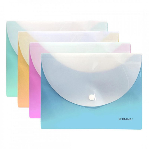 SOBRES A4 CON BOTON BICOLOR TRAMA - comprar online