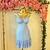 VESTIDO CURTO FLORZINHA AZUL na internet