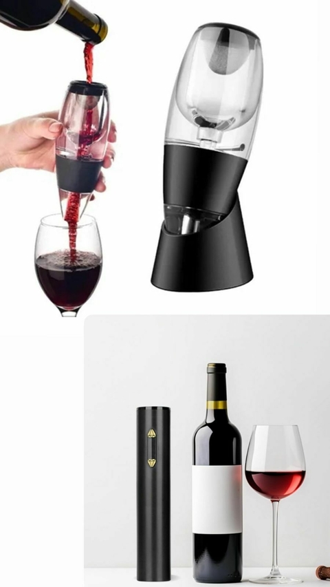 Saca corchos eléctrico - Oxigenador de vinos - comprar online