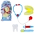 Kit Dentista Infantil Conjunto Com Estetoscópio e Acessórios - KIT DENTISTA - 5 PEÇAS PARA MENINOS E MENINAS - loja online