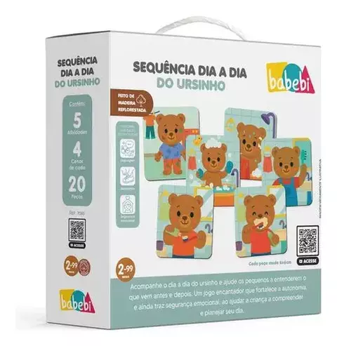 Sequência Dia a Dia do Ursinho - Babebi - comprar online