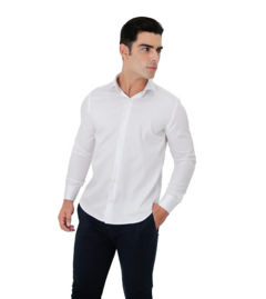 Camisa Manga longa SLIM FIT Algodão Egípcio - LuckXus