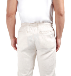 Calça Jogger Linho Palha na internet