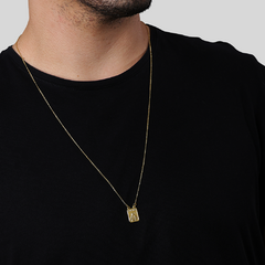 Escapulário Dourado Masculino Tradicional - comprar online