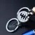 Zinc Alloy Metal Chaveiro para Homens, Acessórios Do Carro, Turbo, Caixa De Eng - Touge Line