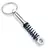 Zinc Alloy Metal Chaveiro para Homens, Acessórios Do Carro, Turbo, Caixa De Eng - Touge Line