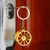 Zinc Alloy Metal Chaveiro para Homens, Acessórios Do Carro, Turbo, Caixa De Eng - Touge Line