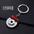 Zinc Alloy Metal Chaveiro para Homens, Acessórios Do Carro, Turbo, Caixa De Eng na internet
