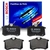 JG PASTILHA FREIO TRASEIRA 0986BB0290 SAVEIRO 14/, GOLF, NIVUS, TCROSS, BORA