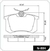 JG PASTILHA FREIO TRASEIRO N884 SAVEIRO 14/, GOLF, NIVUS, TCROSS, BORA - comprar online
