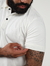 Camisa Gola Polo Suedine Off White - usebrooks