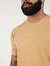 Camisa Raglan Bege Texturizada