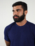 Camisa Raglan Azul Texturizada - usebrooks