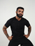 Camisa Gola Ziper Preta - comprar online