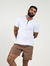 Camisa Gola Ziper Branca - comprar online