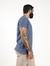 Camisa Básica Azul Texturizada - comprar online