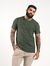 Camisa Básica Verde Escura Texturizada - comprar online