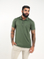 Camisa Gola Polo Fio 40 Verde Militar - comprar online