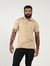 Camisa Gola Polo Fio 40 Bege Claro - comprar online
