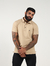 Camisa Gola Polo Fio 40 Bege Claro - loja online