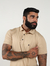 Camisa Gola Polo Fio 40 Bege Claro na internet