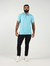 Camisa Gola Polo Vicenza Azul Aqua