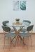 Combo Mesa ROTERDAM HAYA + 4 SILLAS ORLY HAYA - comprar online