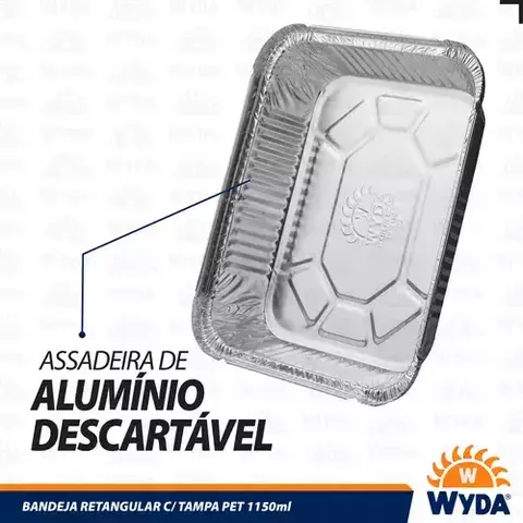 FOLHA DE ALUMINIO MOLDADA - 1000 ML