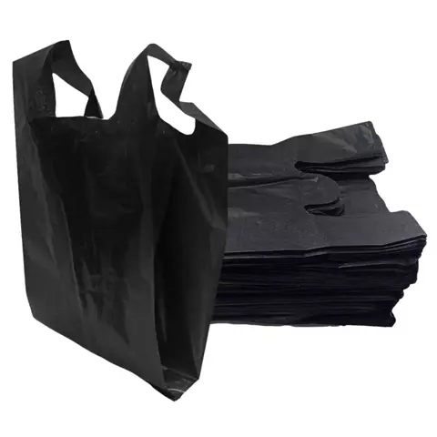 SACOLA SEMI VIRGEM PRETA 40X50 X 0,0045 - 2 KG