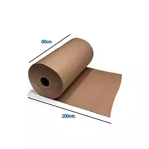 BOBINA PAPEL KRAFT 60CM 80GR